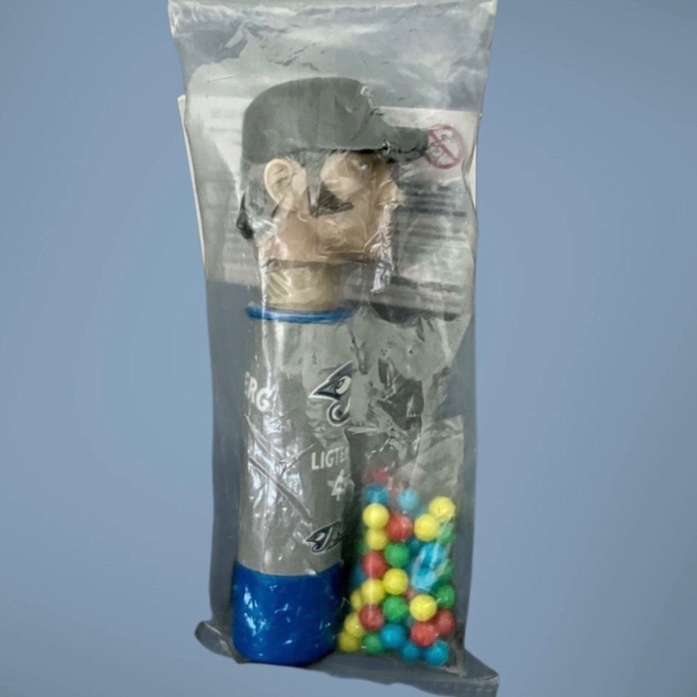 NWT 2004 Collectable Toronto Blue Jays Baseball SportHeads Pez/Candy Dispenser